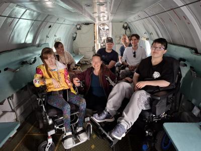 Letecké muzeum Kbely v trupu letadla