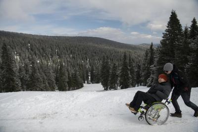 Z Karlovy Studánky na Praděd